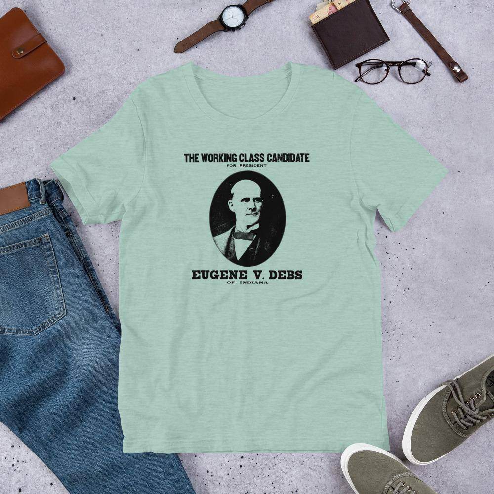 Eugene V. Debs - design 1 (black) - Short-Sleeve Unisex T-Shirt - EdgyHaute