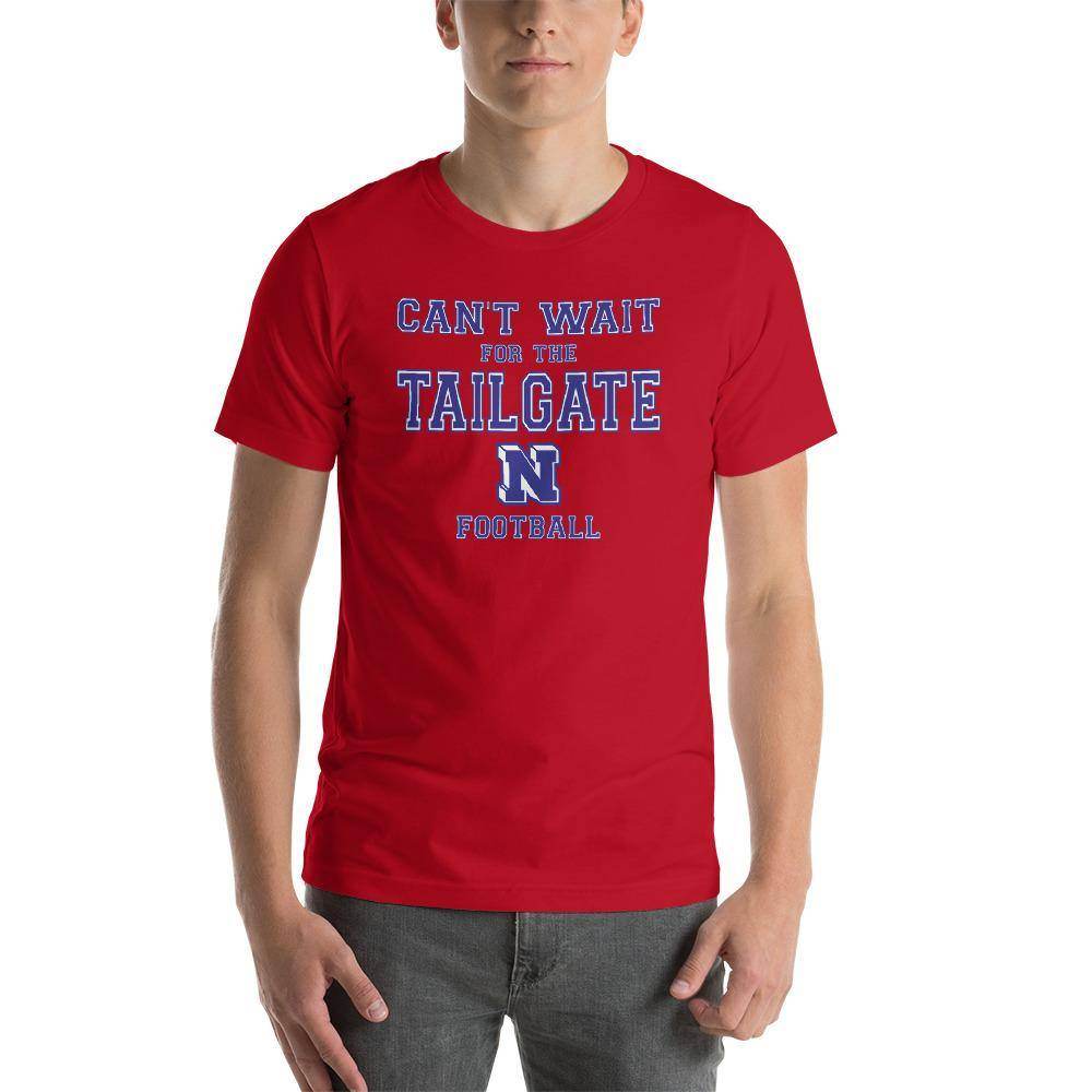 Terre Haute North HS Patriots - Tailgate (blue/white) - Short-Sleeve Unisex T-Shirt - EdgyHaute