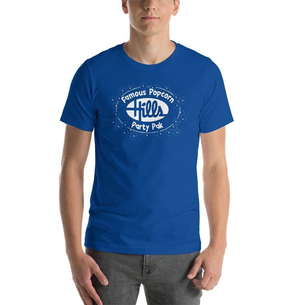 Hills Department Store - Popcorn Party Pak (white) - Terre Haute Indiana - Short-Sleeve Unisex T-Shirt - EdgyHaute