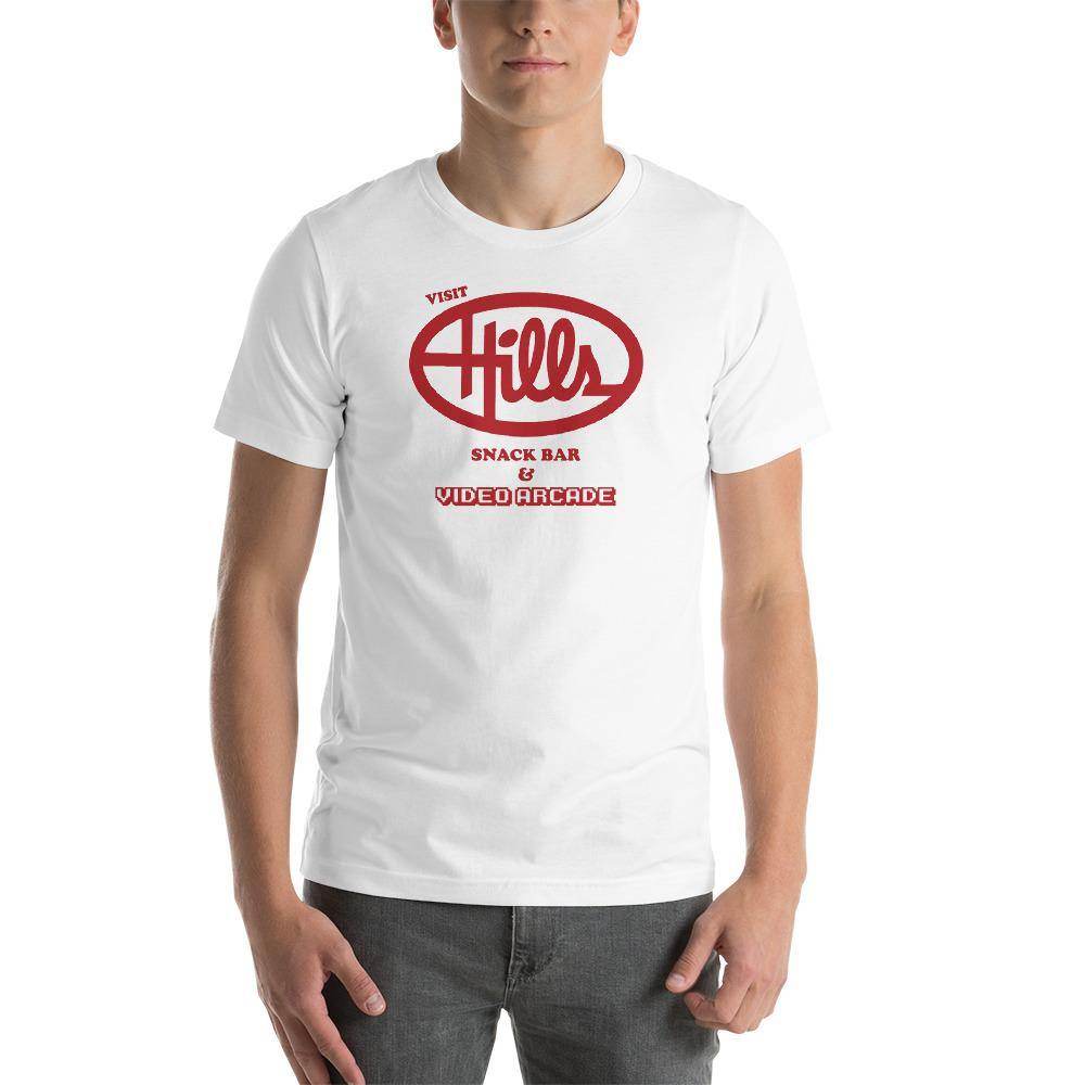 Hills Department Store Snack Bar (red) - Terre Haute Indiana - Short-Sleeve Unisex T-Shirt - EdgyHaute