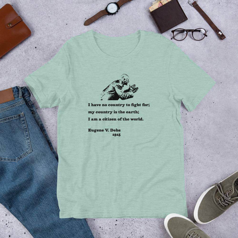 Eugene V. Debs - Design 6 (black) - Short-Sleeve Unisex T-Shirt - EdgyHaute