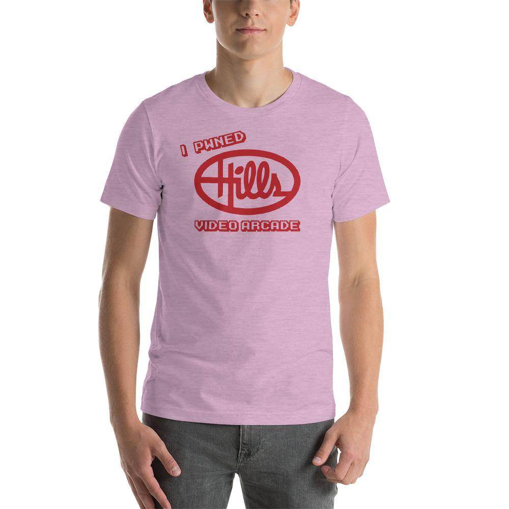 Hills Department Store Video Arcade (red) - Terre Haute Indiana - Short-Sleeve Unisex T-Shirt - EdgyHaute