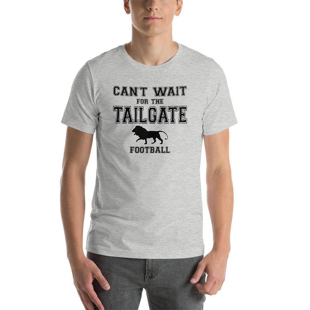 Marshall HS Lions - Tailgate (black/white) - Short-Sleeve Unisex T-Shirt - EdgyHaute