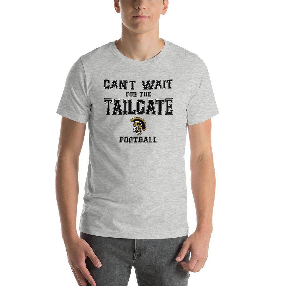 Covington Community HS Trojans - Tailgate (black/gold/white) - Short-Sleeve Unisex T-Shirt - EdgyHaute