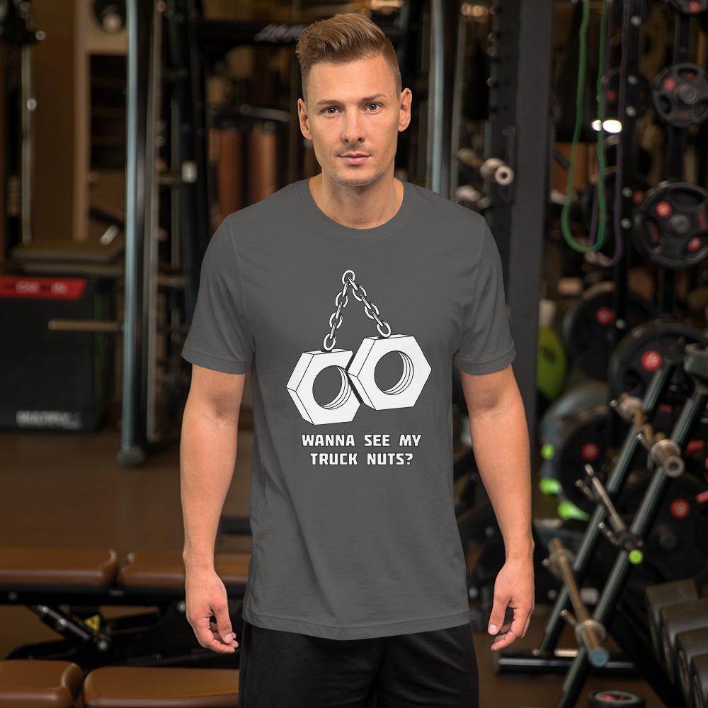 Truck Nuts - Short-Sleeve Unisex T-Shirt - EdgyHaute