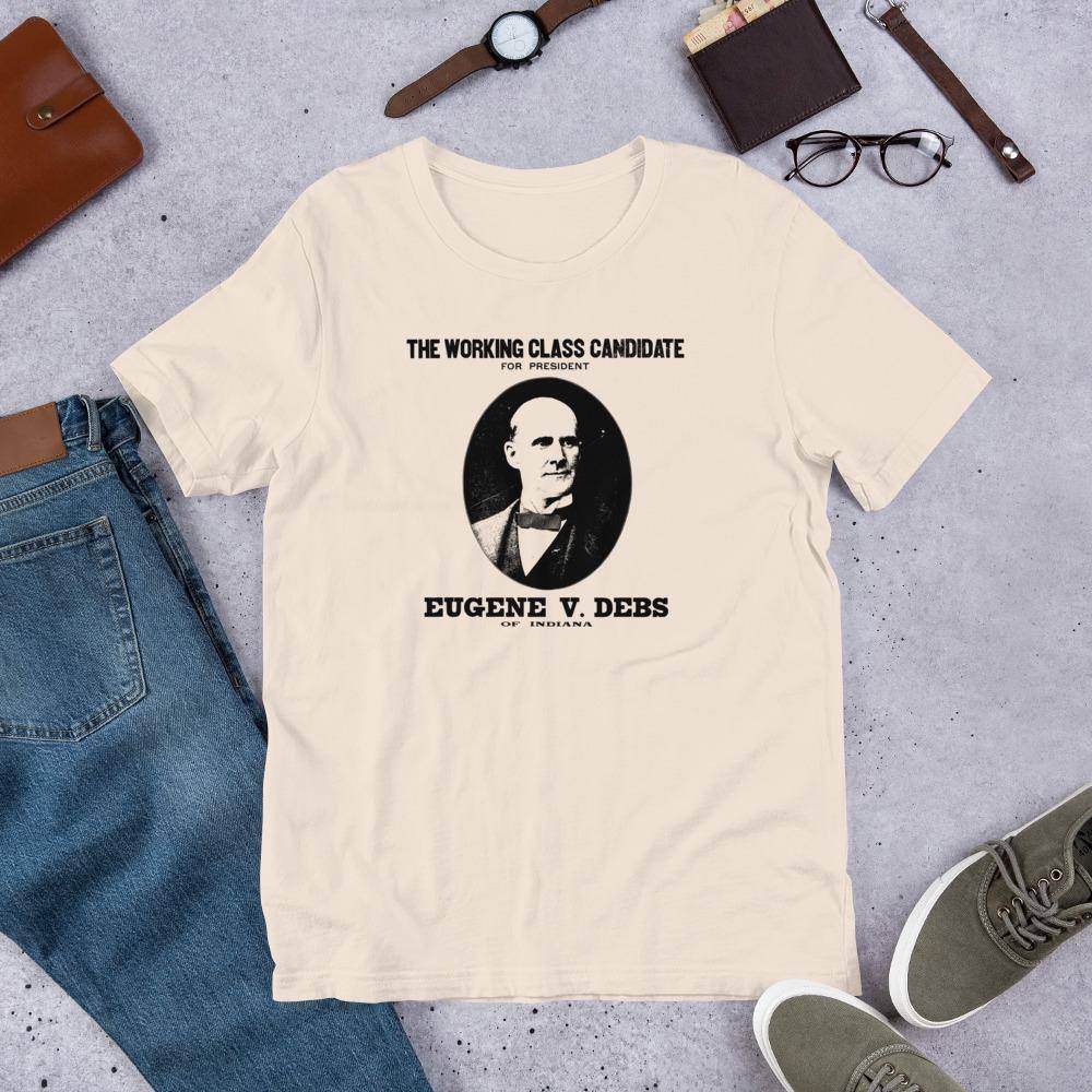 Eugene V. Debs - design 1 (black) - Short-Sleeve Unisex T-Shirt - EdgyHaute