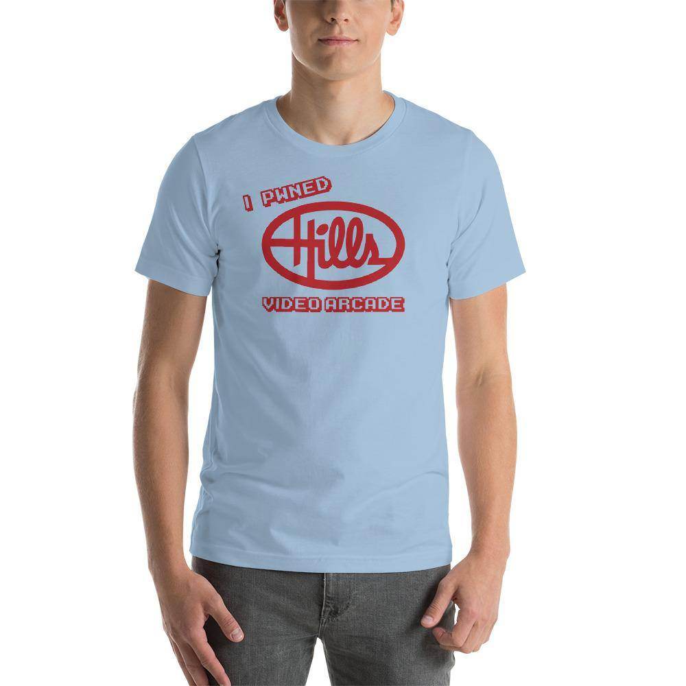 Hills Department Store Video Arcade (red) - Terre Haute Indiana - Short-Sleeve Unisex T-Shirt - EdgyHaute