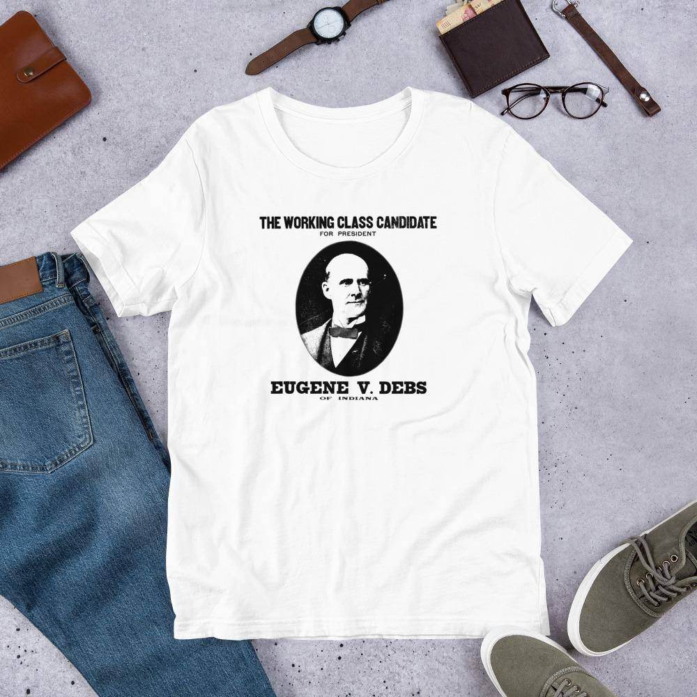 Eugene V. Debs - design 1 (black) - Short-Sleeve Unisex T-Shirt - EdgyHaute
