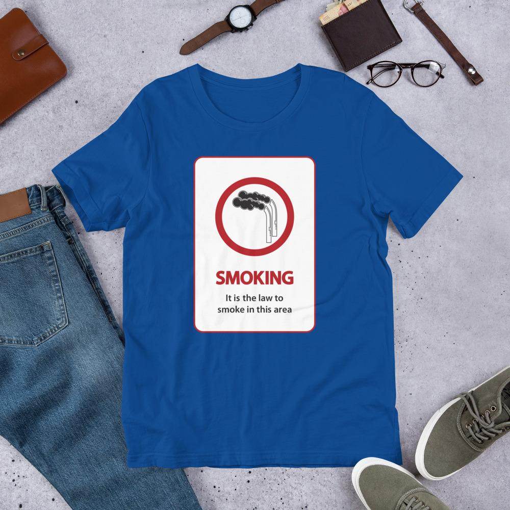 It's The Law To Smoke - Short-Sleeve Unisex T-Shirt - EdgyHaute