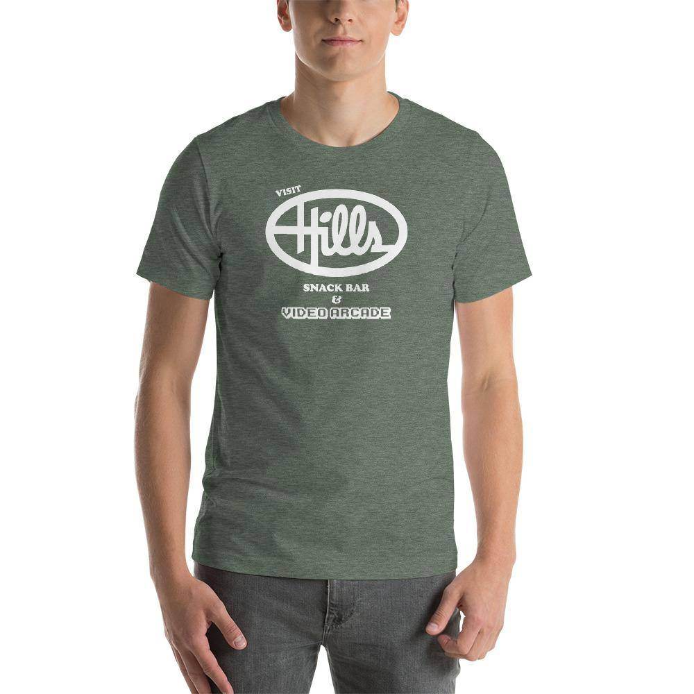 Hills Department Store Snack Bar (white) - Terre Haute Indiana - Short-Sleeve Unisex T-Shirt - EdgyHaute
