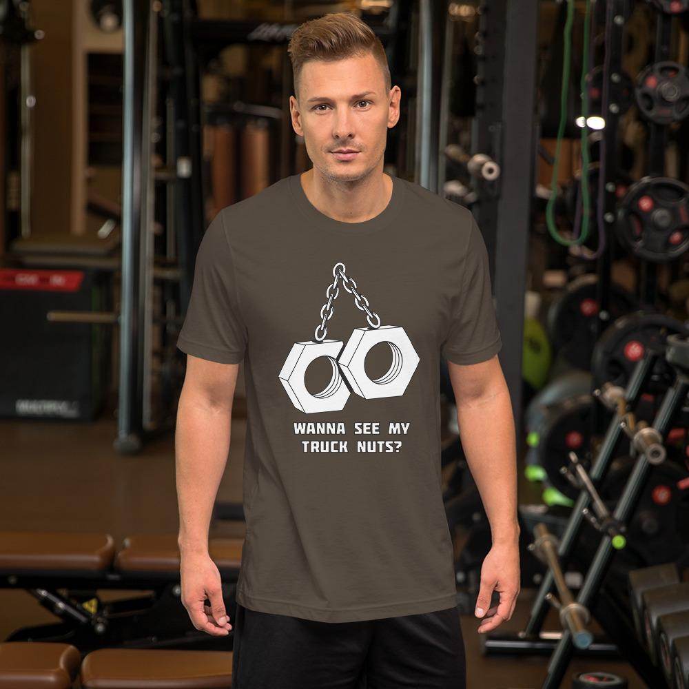 Truck Nuts - Short-Sleeve Unisex T-Shirt - EdgyHaute