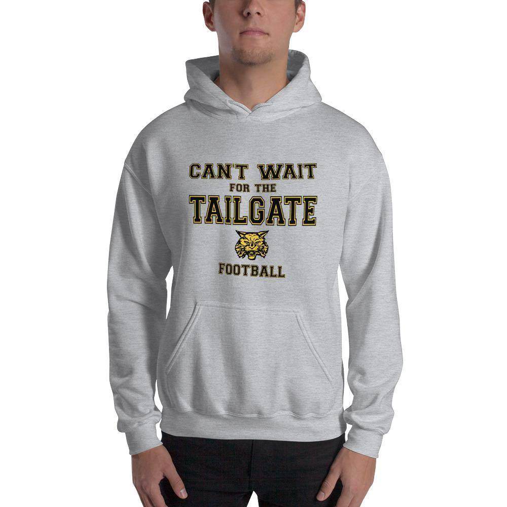 South Vermillion HS Wildcats - Tailgate (black/yellow) - Hooded Sweatshirt - EdgyHaute