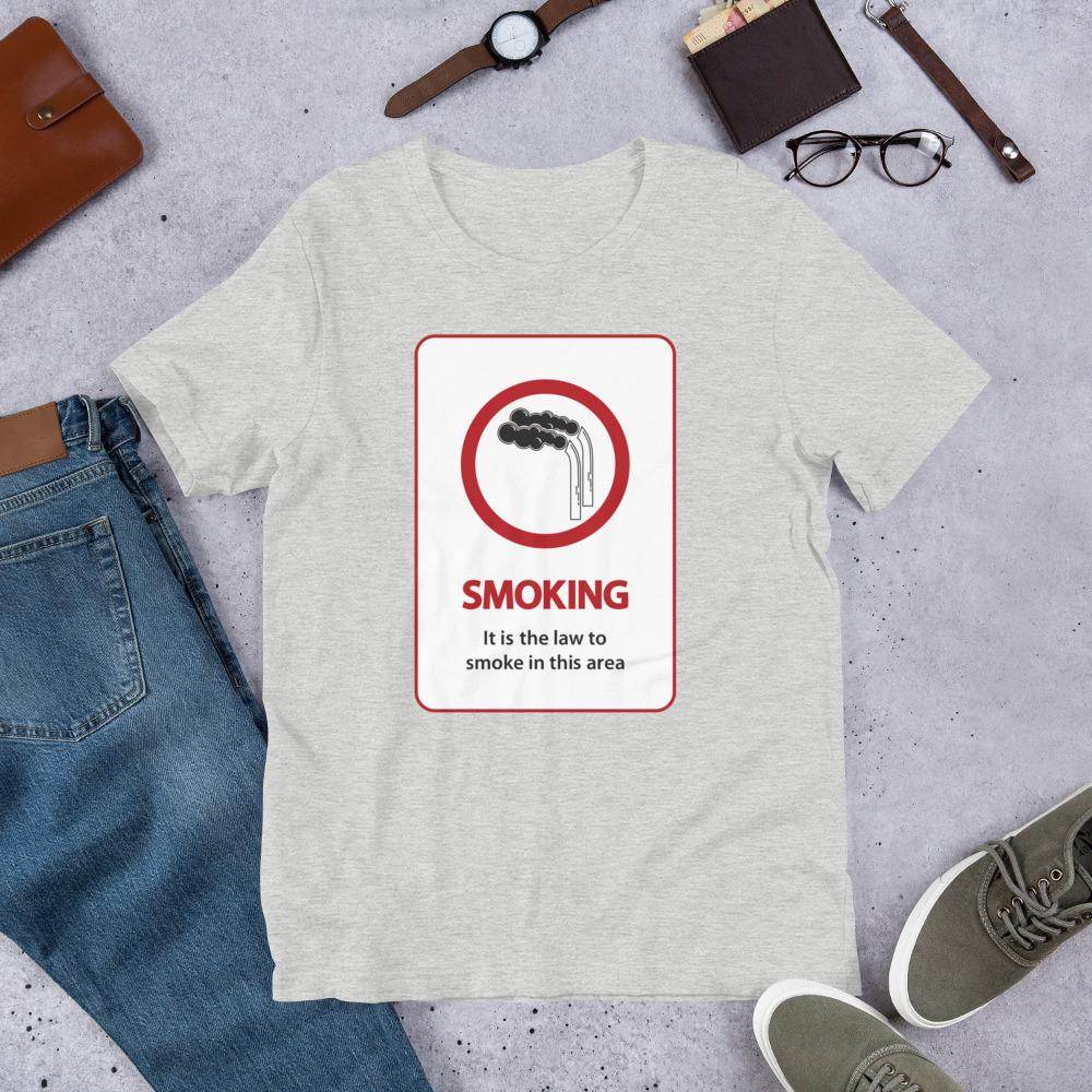 It's The Law To Smoke - Short-Sleeve Unisex T-Shirt - EdgyHaute