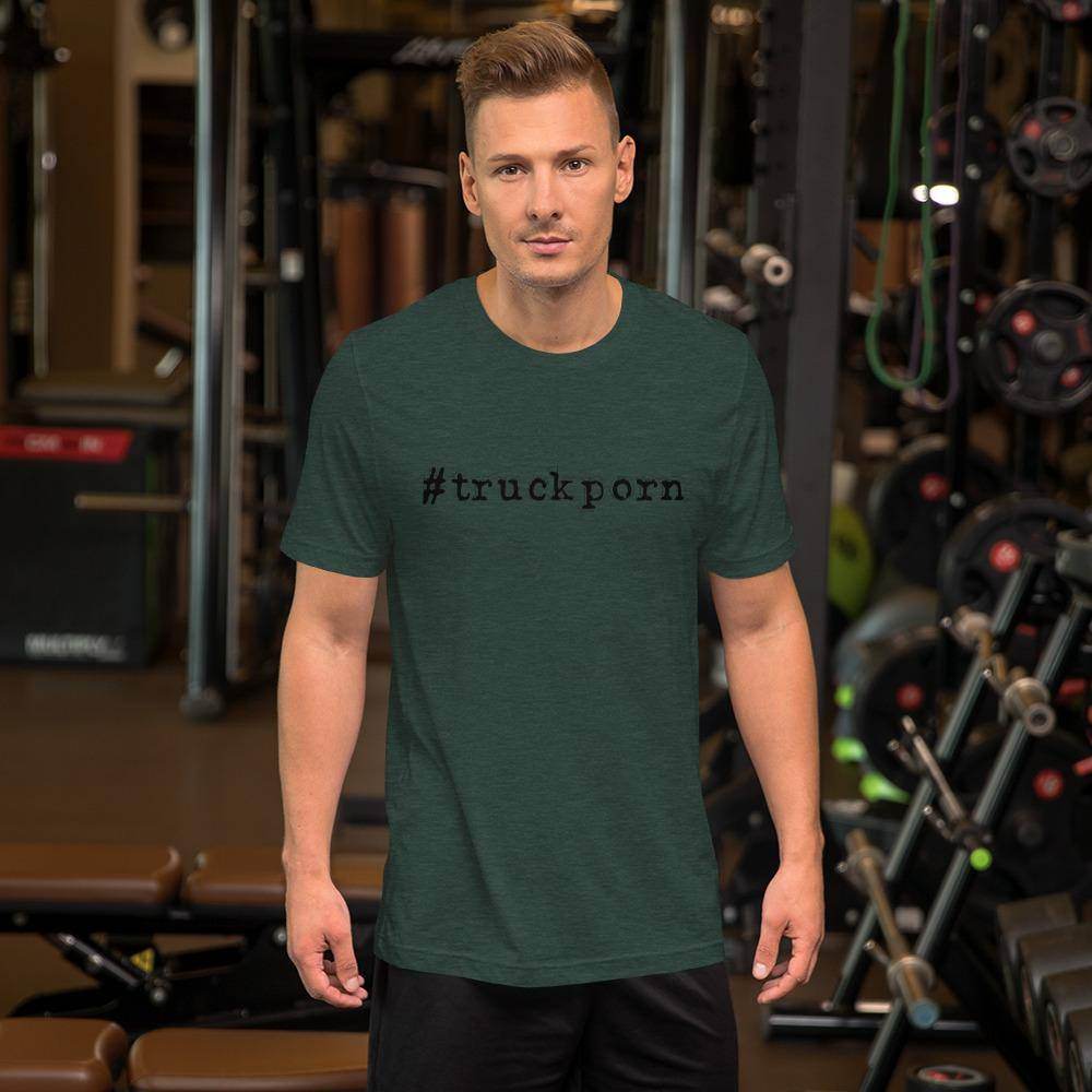 #truckporn (black) - Short-Sleeve Unisex T-Shirt - EdgyHaute