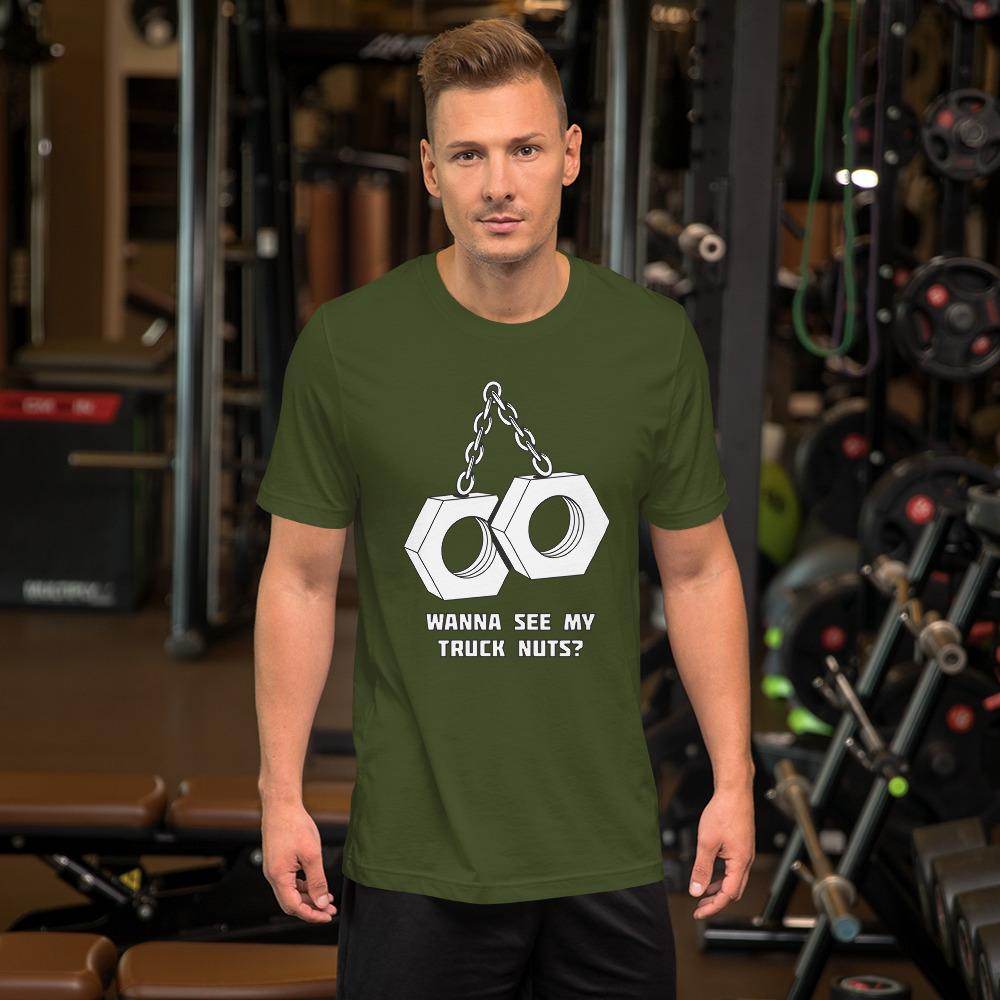 Truck Nuts - Short-Sleeve Unisex T-Shirt - EdgyHaute