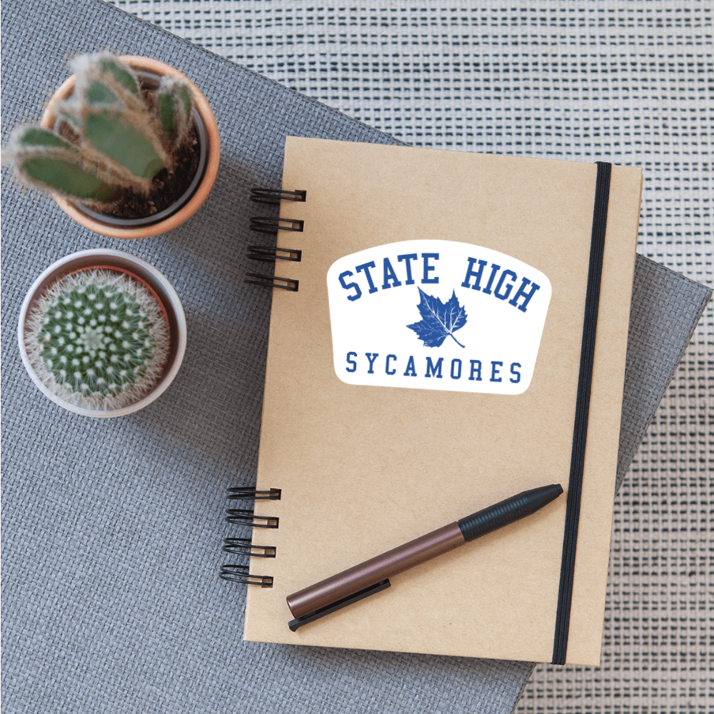 State High Sycamores - Sticker - white matte