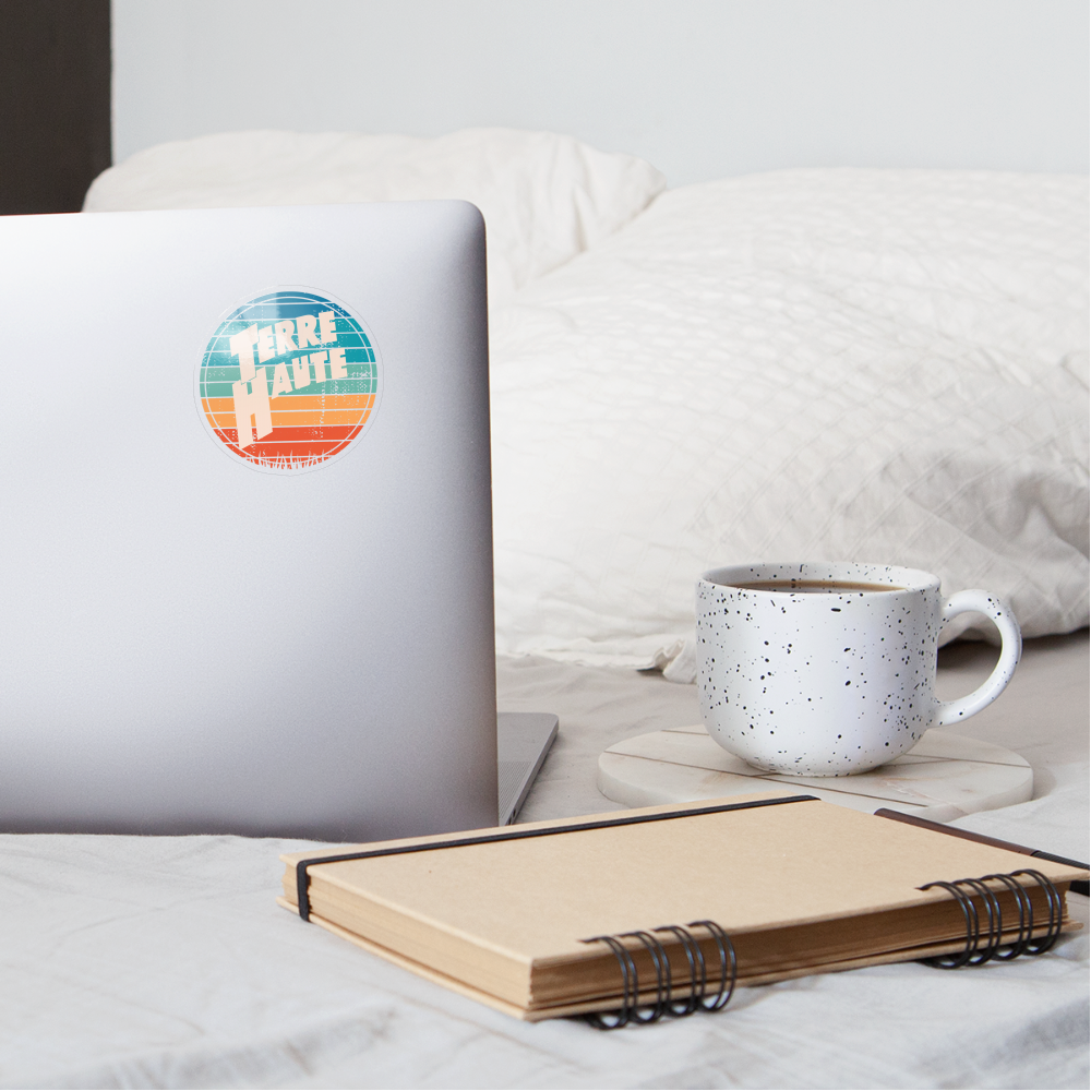 Terre Haute - Vintage Sunset - Sticker - transparent glossy