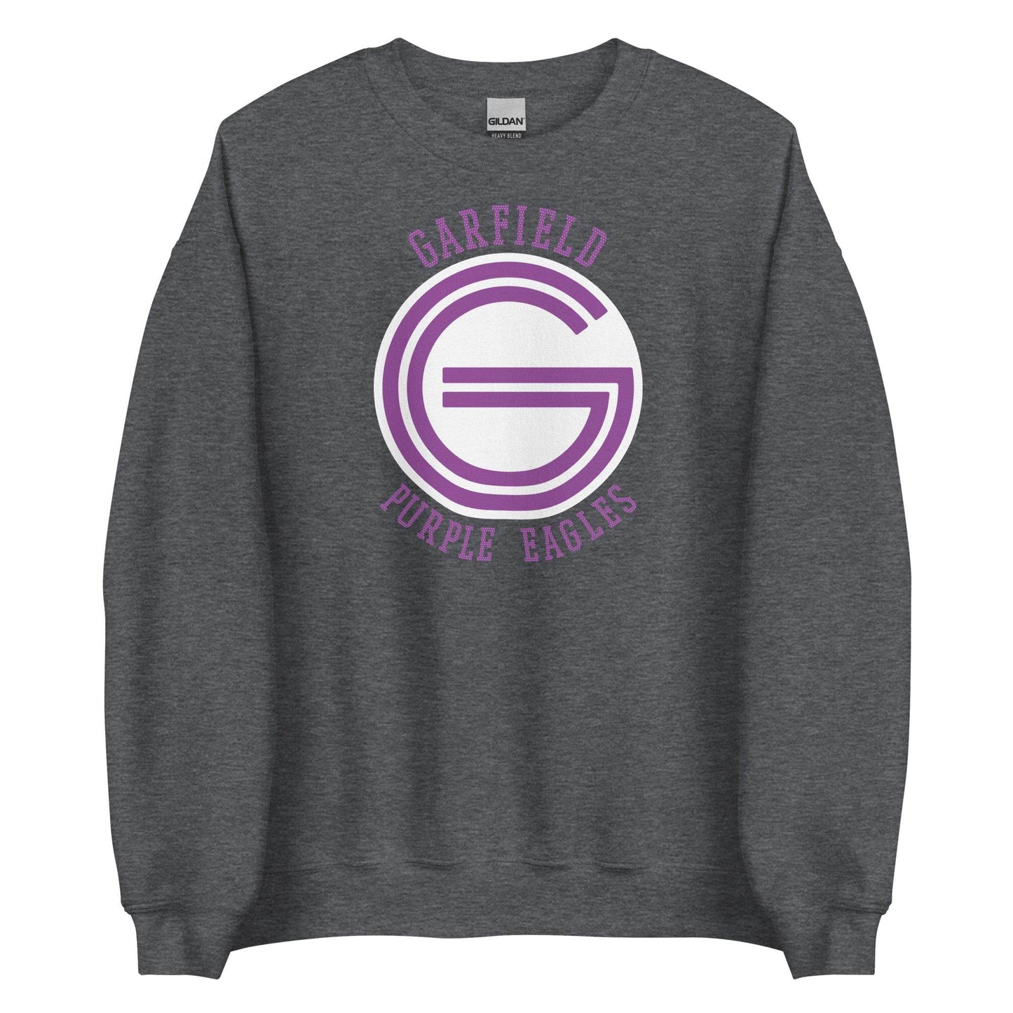 Garfield HS Purple Eagles - center court design - Unisex Sweatshirt - EdgyHaute