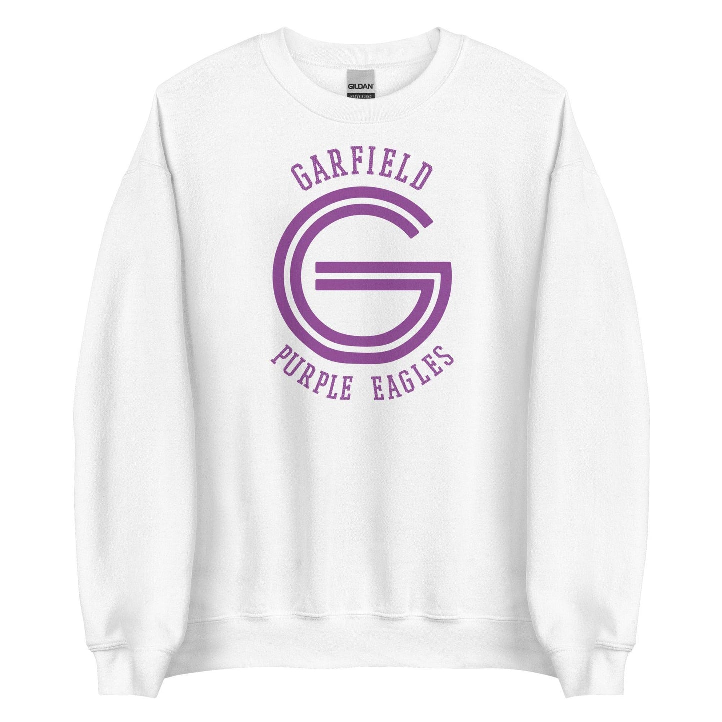 Garfield HS Purple Eagles - center court design - Unisex Sweatshirt - EdgyHaute