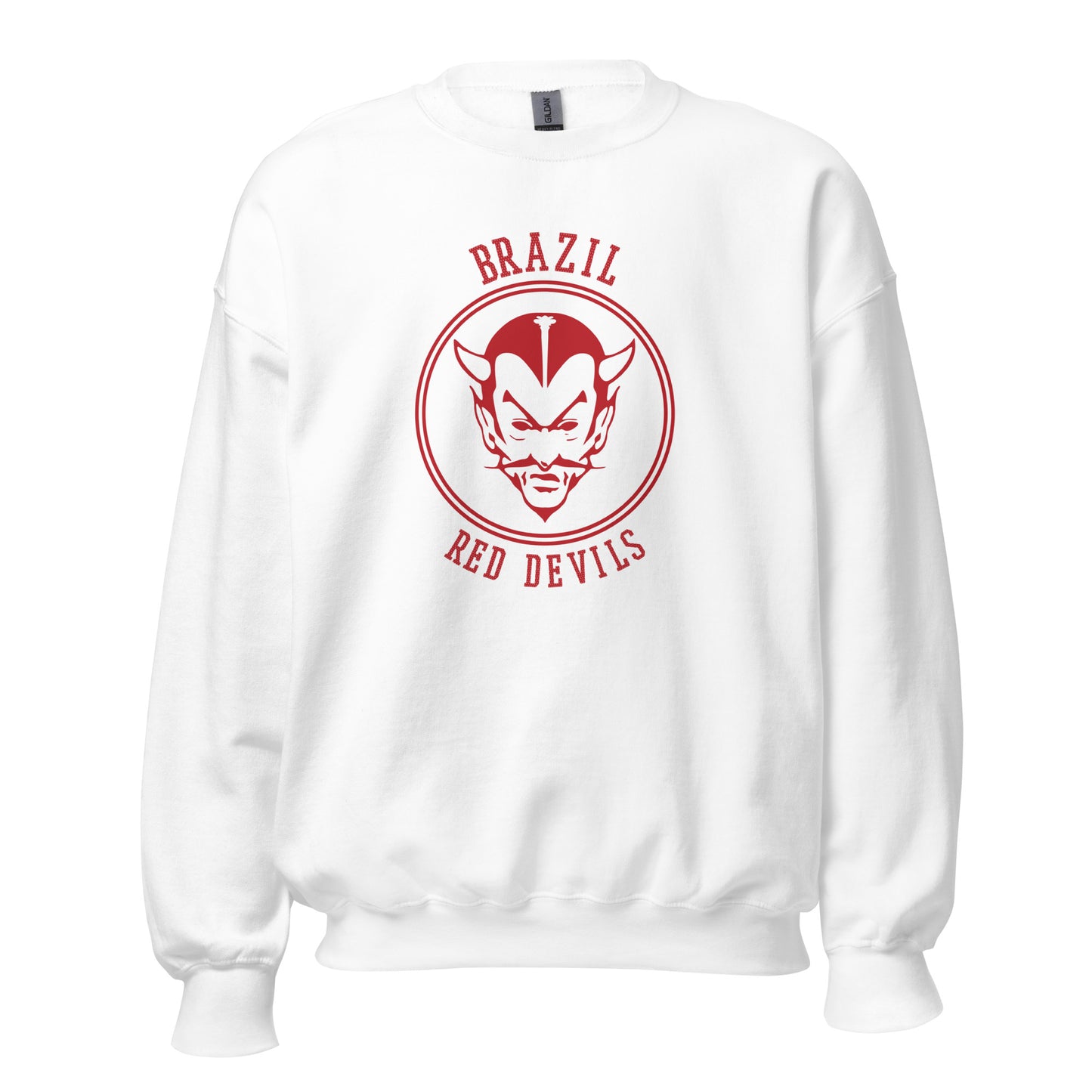 Brazil HS Red Devils - Center court design - Unisex Sweatshirt - EdgyHaute