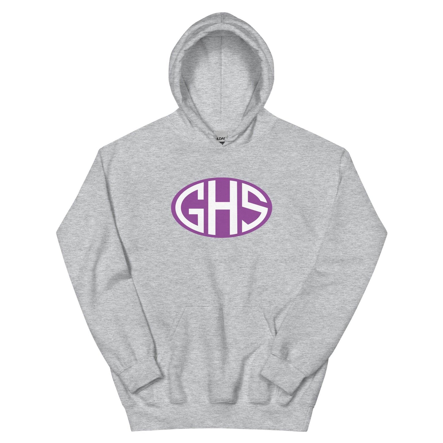Garfield HS Purple Eagles - GHS shield design - Unisex Hoodie - EdgyHaute