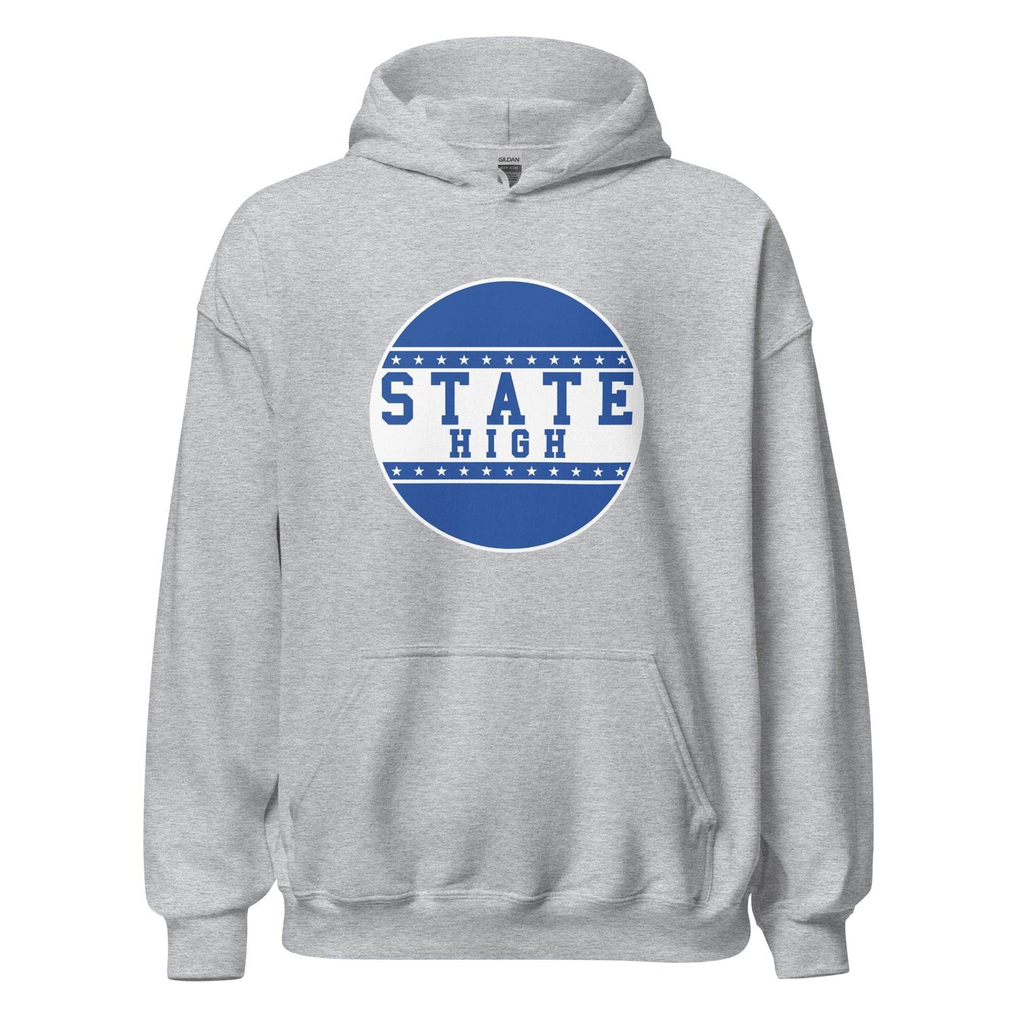 State High Sycamores (ISU Laboratory School) - button design - Unisex Hoodie - EdgyHaute