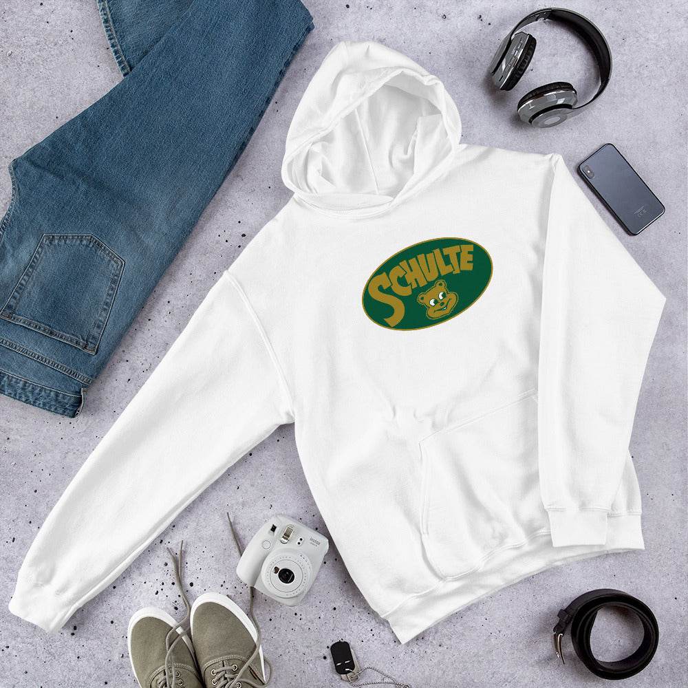 Schulte HS Golden Bears - mascot shield - Unisex Hoodie - EdgyHaute