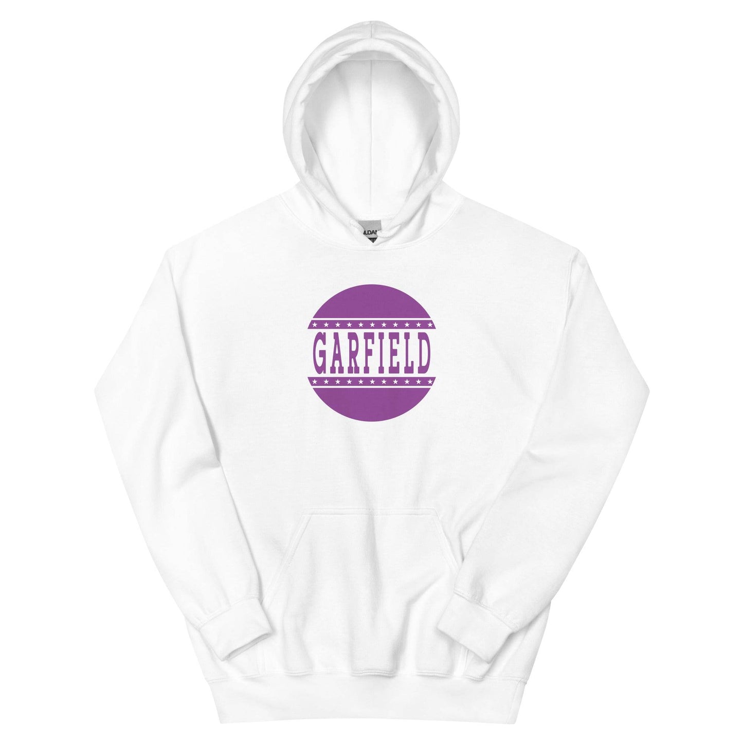 Garfield HS Purple Eagles - button design - Unisex Hoodie - EdgyHaute