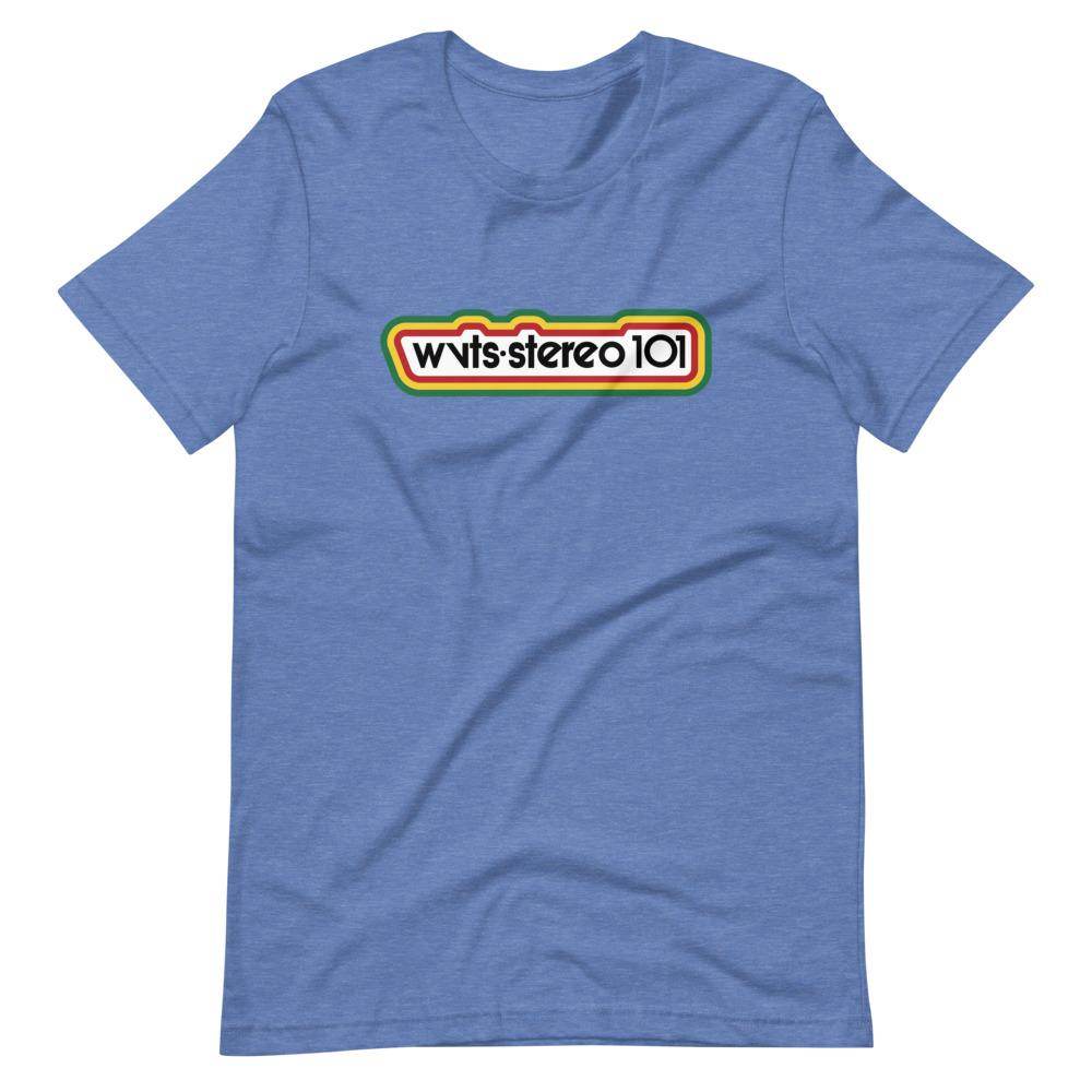 WVTS 101 - Stereo 101 - Terre Haute Indiana - Short-Sleeve Unisex T-Shirt - EdgyHaute