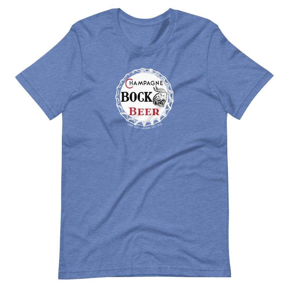 Champagne Velvet Bock Beer (cap 2) - Terre Haute Indiana - Short-Sleeve Unisex T-Shirt - EdgyHaute