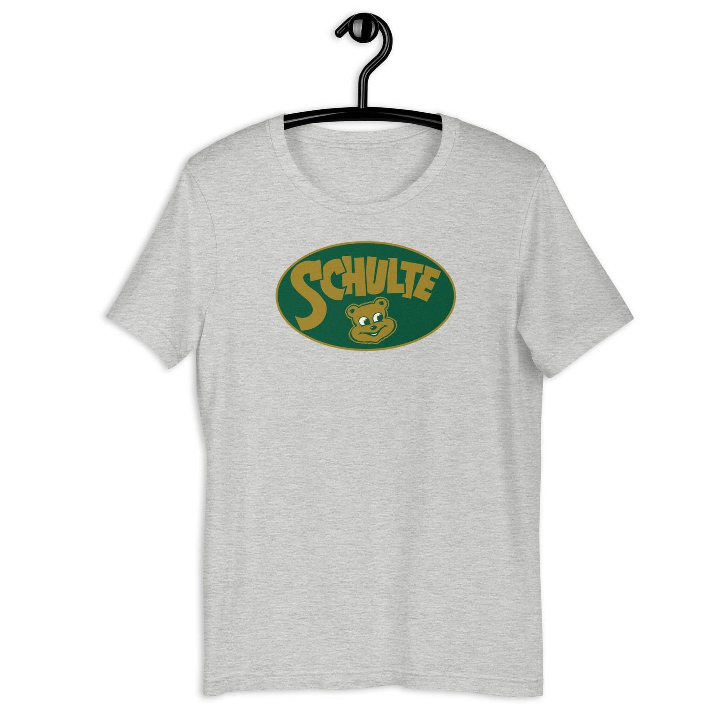 Schulte HS Golden Bears - mascot shield design - Unisex t-shirt - EdgyHaute