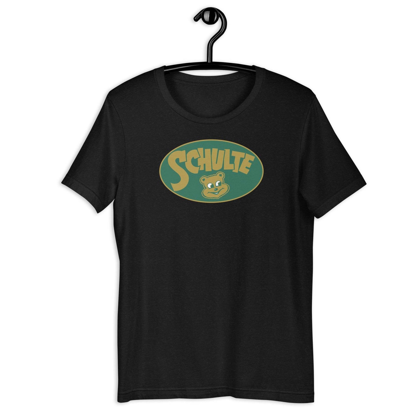 Schulte HS Golden Bears - mascot shield design - Unisex t-shirt - EdgyHaute