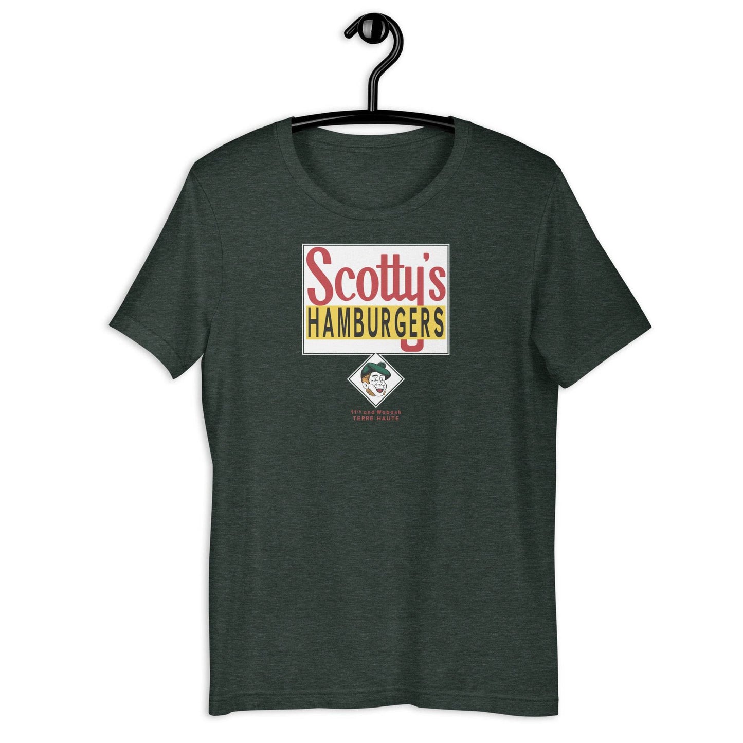 Scotty's Hamburgers - Terre Haute Indiana - Unisex t-shirt - EdgyHaute