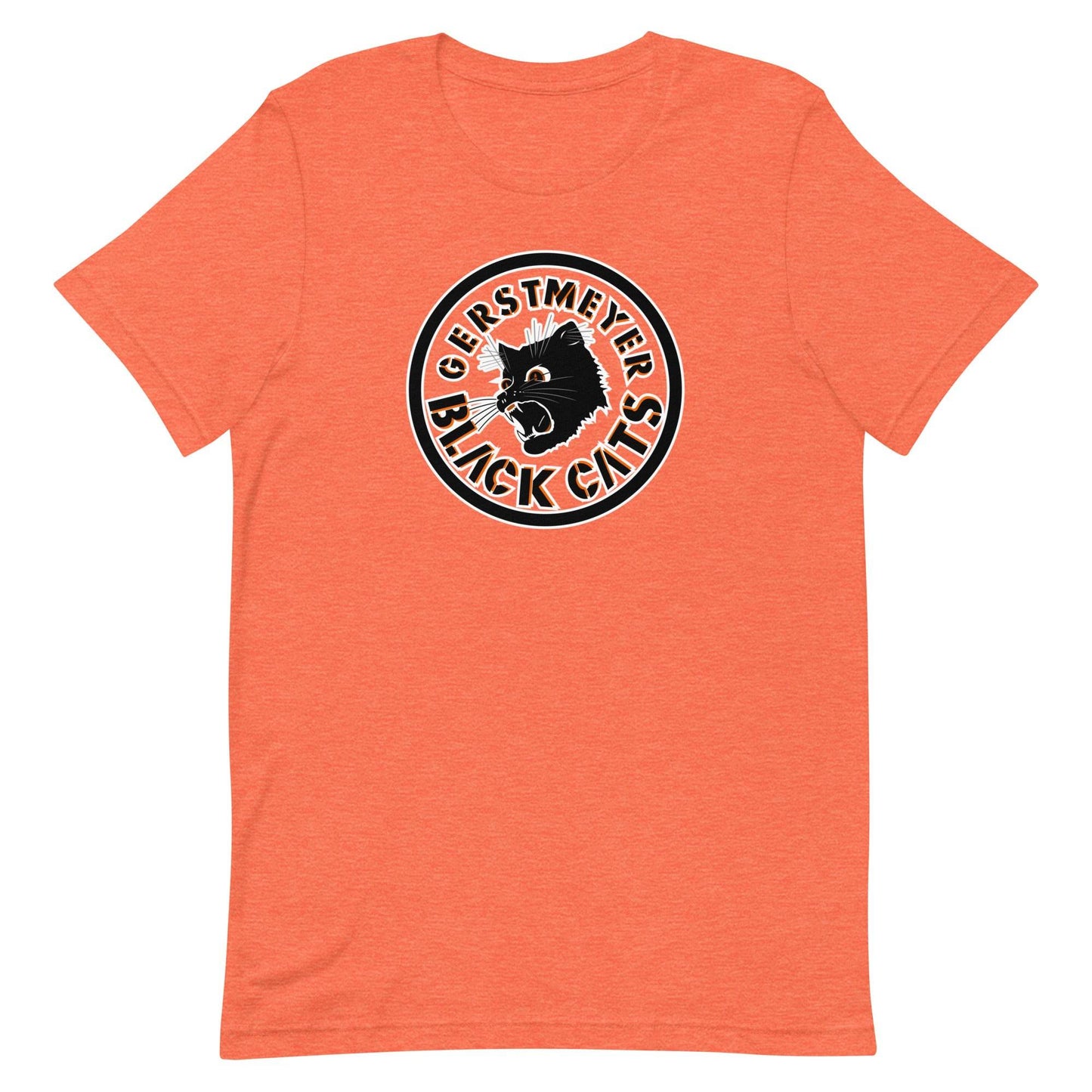 Gerstmeyer HS Black Cats - center court design - Unisex t-shirt - EdgyHaute