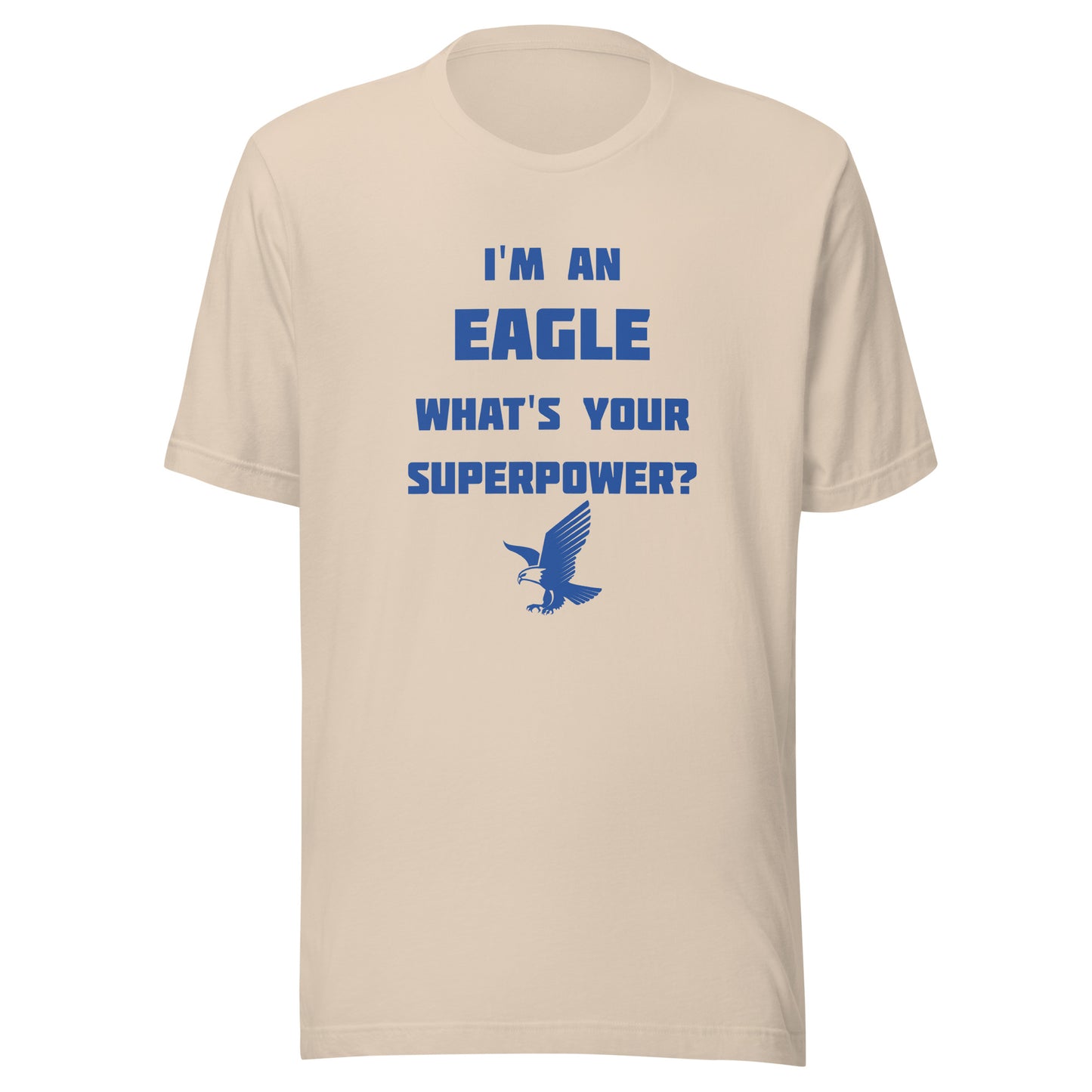 South Putnam MS/HS Eagles - Superpower (blue) - Short-Sleeve Unisex T-Shirt - EdgyHaute