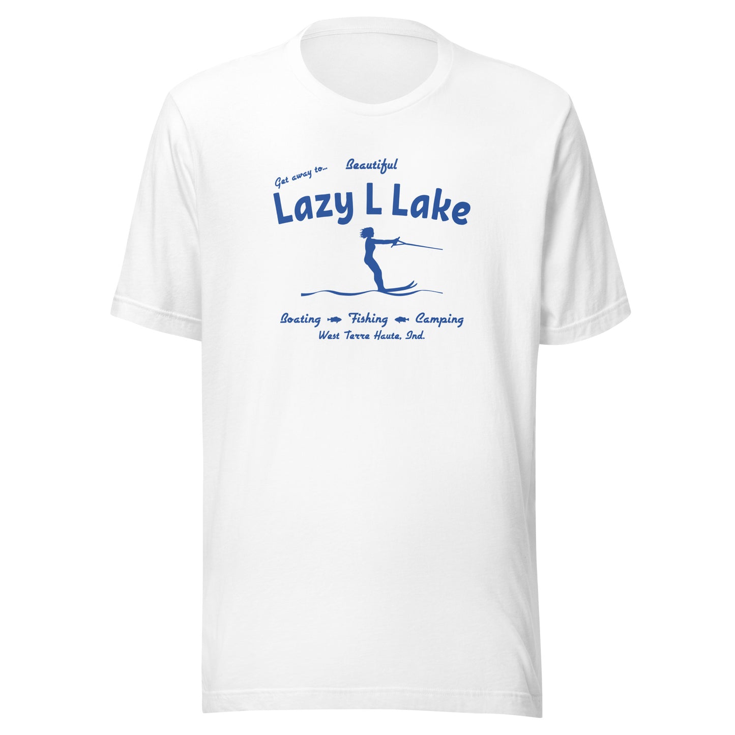 Lazy L Lake - West Terre Haute Indiana - Short-Sleeve Unisex T-Shirt - EdgyHaute