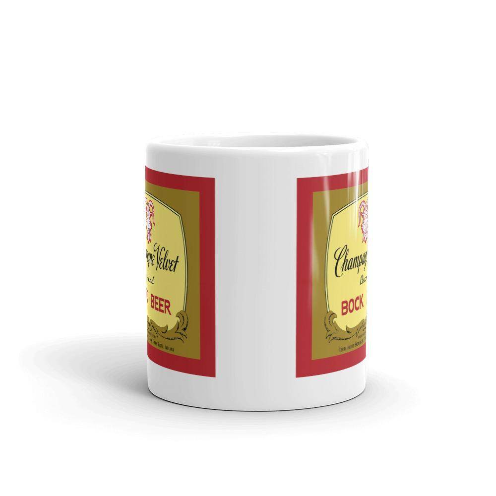 Champagne Velvet Bock Beer (label 1) - Terre Haute Indiana - Coffee Mug - EdgyHaute