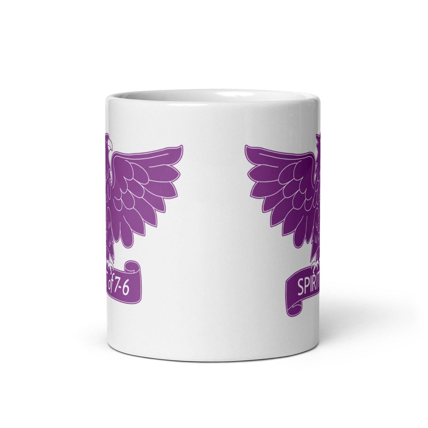 Garfield HS Purple Eagles - Spirit of 7-6 - Coffee mug (white) - EdgyHaute