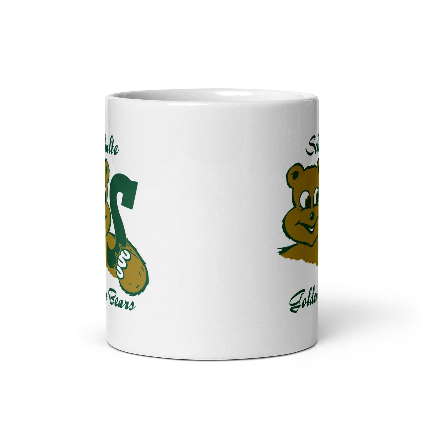 Schulte HS Golden Bears - golden bears design - Coffee mug (white) - EdgyHaute