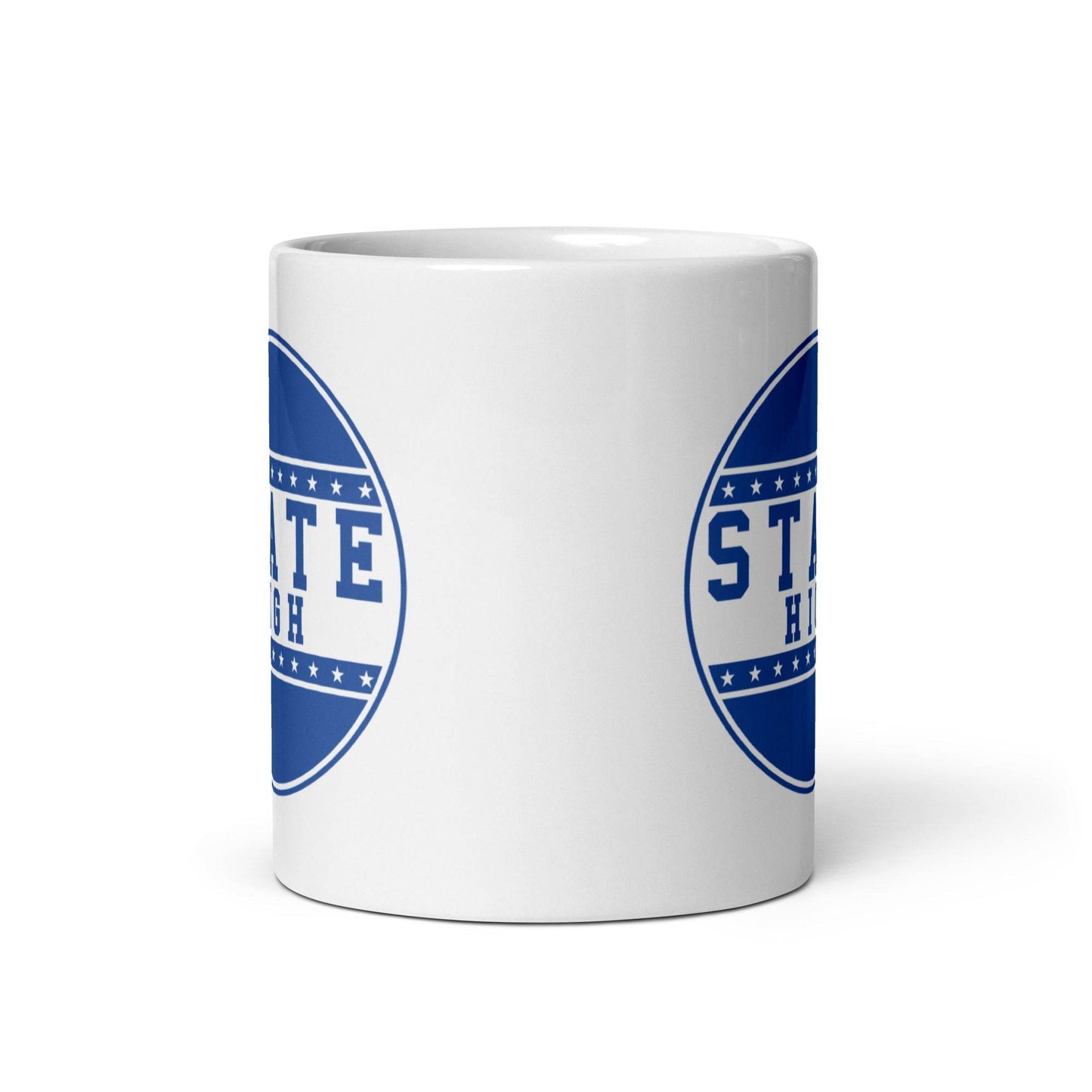 State High Sycamores (ISU Laboratory School) - button design - Coffee mug (white) - EdgyHaute