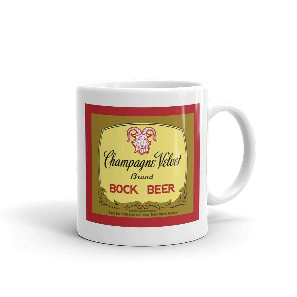 Champagne Velvet Bock Beer (label 1) - Terre Haute Indiana - Coffee Mug - EdgyHaute