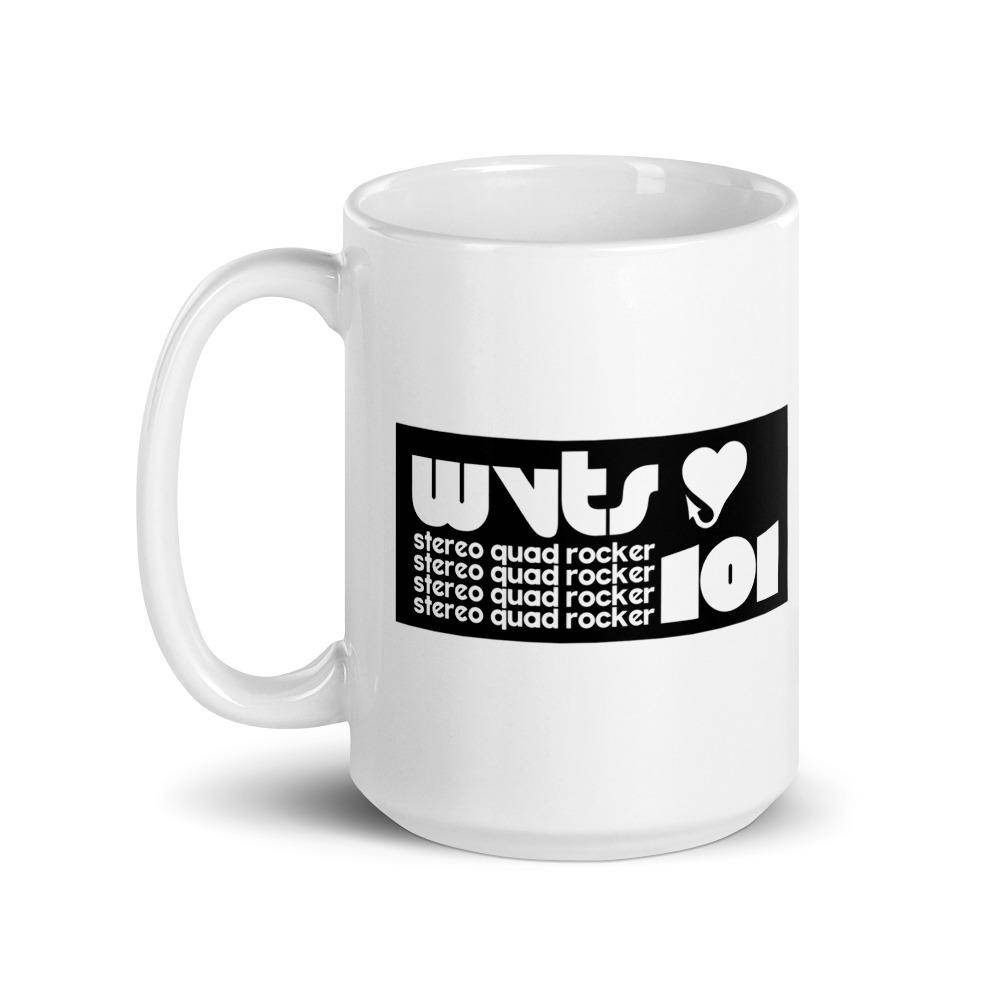 WVTS 101 - Stereo Quad Rocker - Terre Haute Indiana - Coffee Mug - EdgyHaute