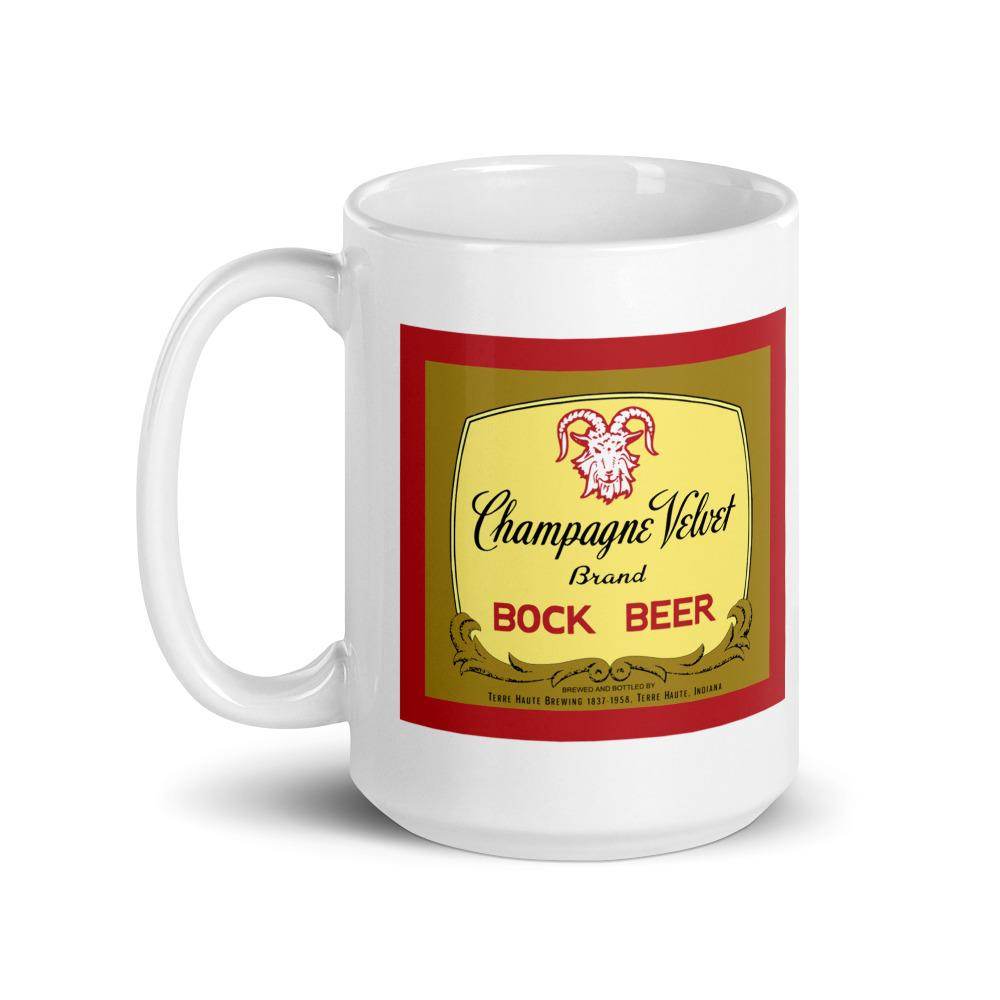 Champagne Velvet Bock Beer (label 1) - Terre Haute Indiana - Coffee Mug - EdgyHaute
