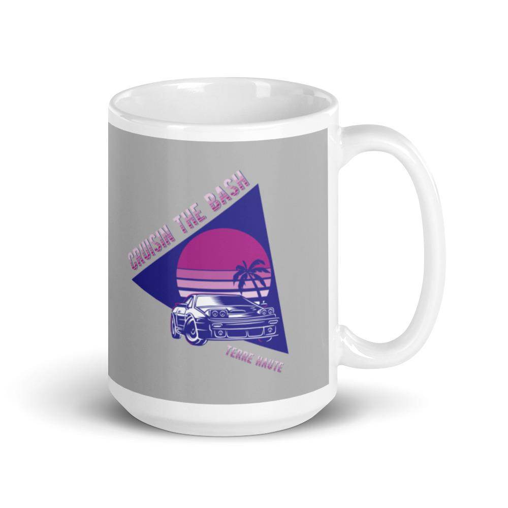 Cruisin' The 'Bash - 80s-90s Vibe - Terre Haute Indiana - Coffee mug - EdgyHaute