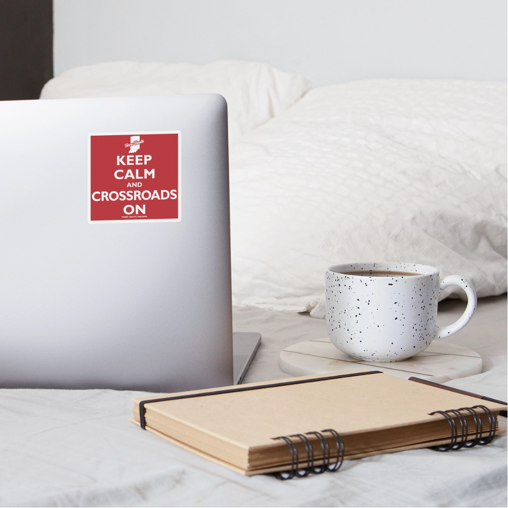 Keep Calm And Haute On - Terre Haute Indiana  -  Sticker - white matte