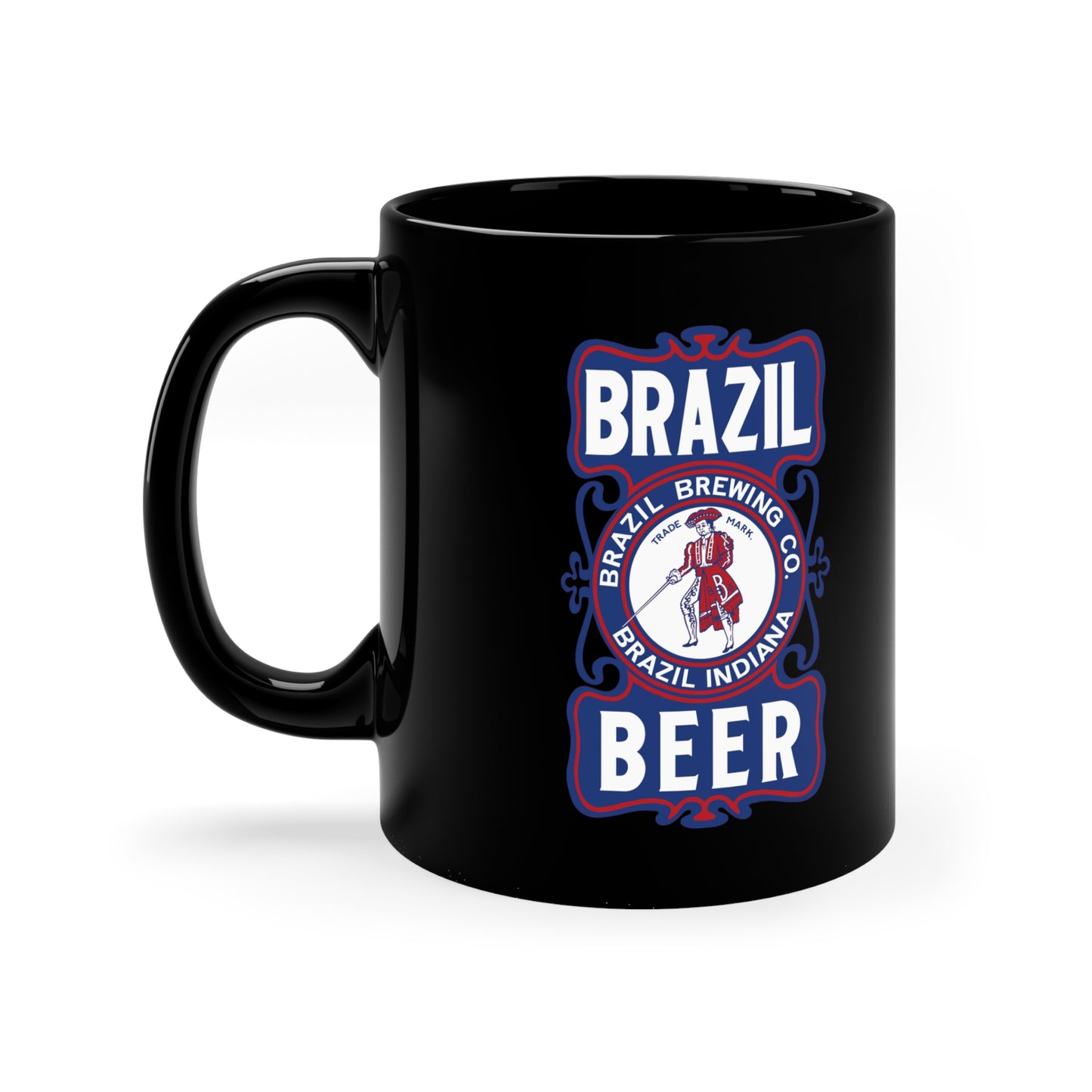 Brazil Beer - Brazil Brewing Company  -  11oz Black Mug