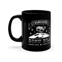 Snow Hill - Deming Park - Terre Haute Indiana  -  11oz Black Mug