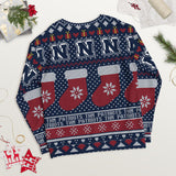 Terre Haute North HS Patriots - Ugly Christmas inspired Unisex Sweatshirt (navy)