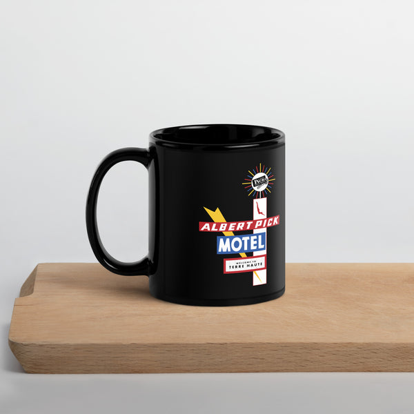 Albert Pick Motel - Terre Haute Indiana  -  Coffee Mug (black)