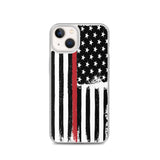 Thin Red Line - Fire Service  -  iPhone Case